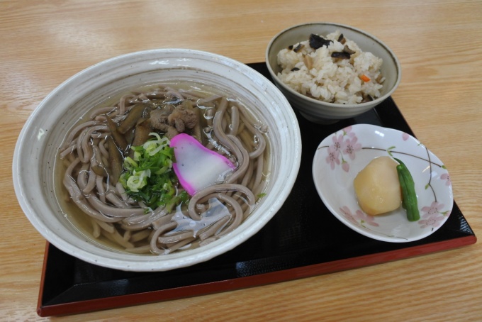 牧水そば定食