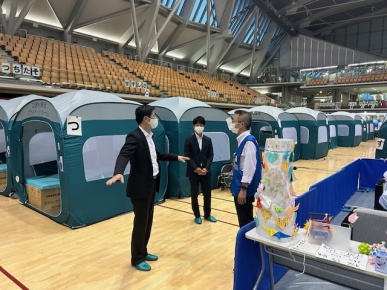 いしかわ総合スポーツセンター視察