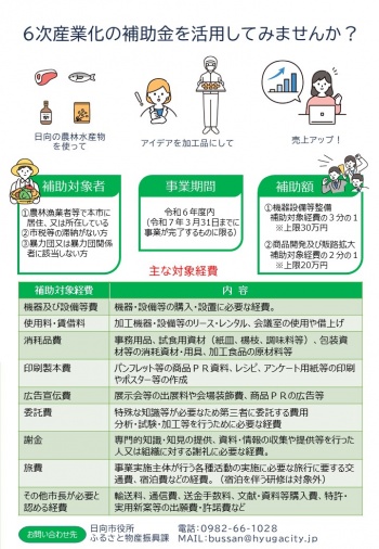 ６次化補助金チラシ（縮小）