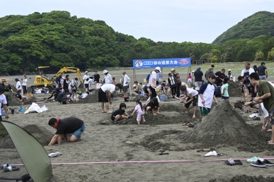 砂の造形大会②
