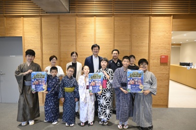 こども落語実行委員表敬