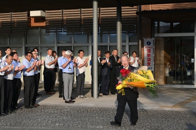 今村教育長退任式②