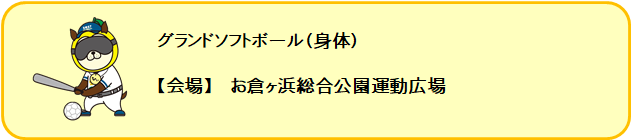 グランドソフトボール