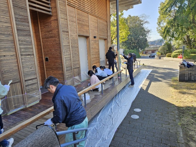 塗装作業