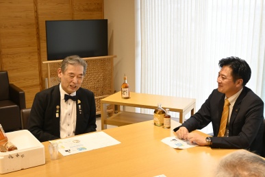 高野氏表敬②