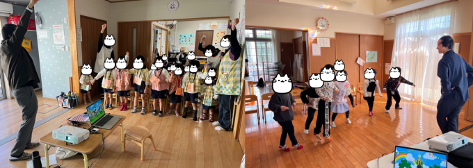 幼稚園の訪問③